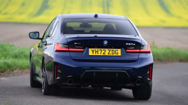 BMW 330e - rear